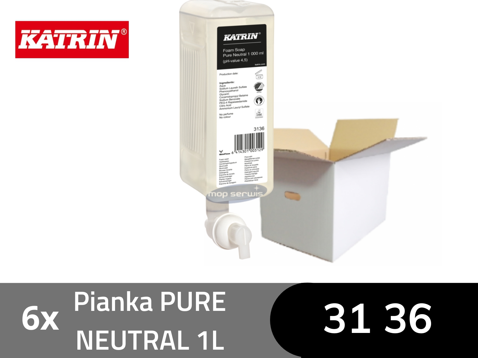 Pianka KATRIN 3136 Clean Karton 6x 1l